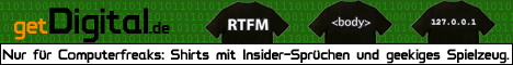 getDigital.de - T-Shirts und mehr f�r Computerfreaks