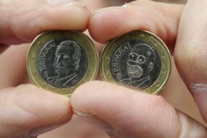 1-Euro-Homer-Simpson-Münze